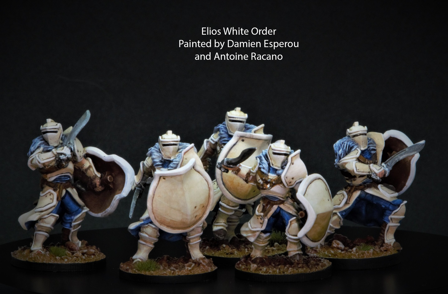 White Order Elite Shields Set 1 - Miniatures - Set of 9