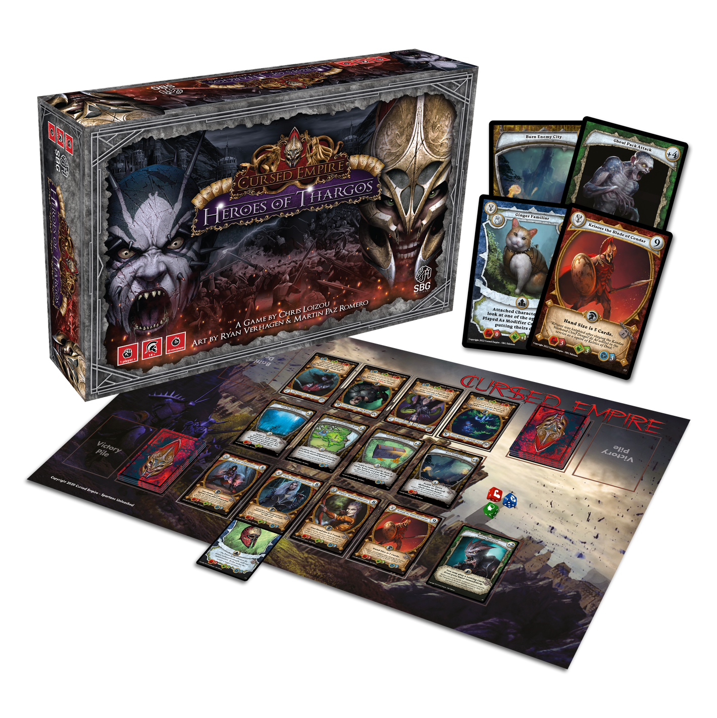 Heroes Of Thargos RPG Card Game Core boxed set