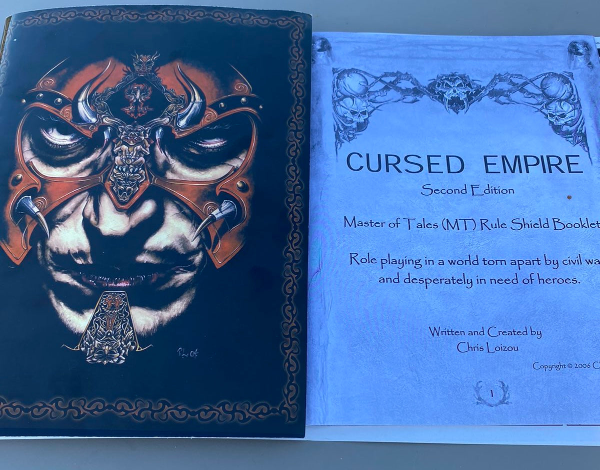 Cursed Empire Master of Tales Ruleshield - Second Edition