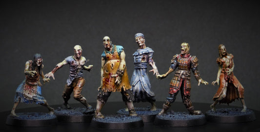 Zombies Miniatures - Set of 6