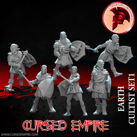 Earth Cultists Set 1 - Miniatures - Set of 6