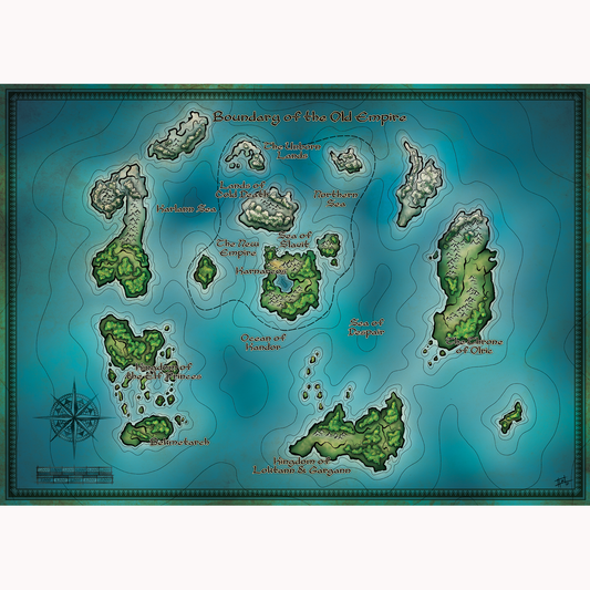 Carte du monde de Thargos